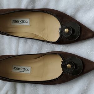 Jimmy Choo brown flats size 38.5